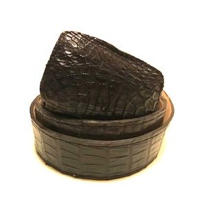 Black Alligator Belt. Size: 36-42